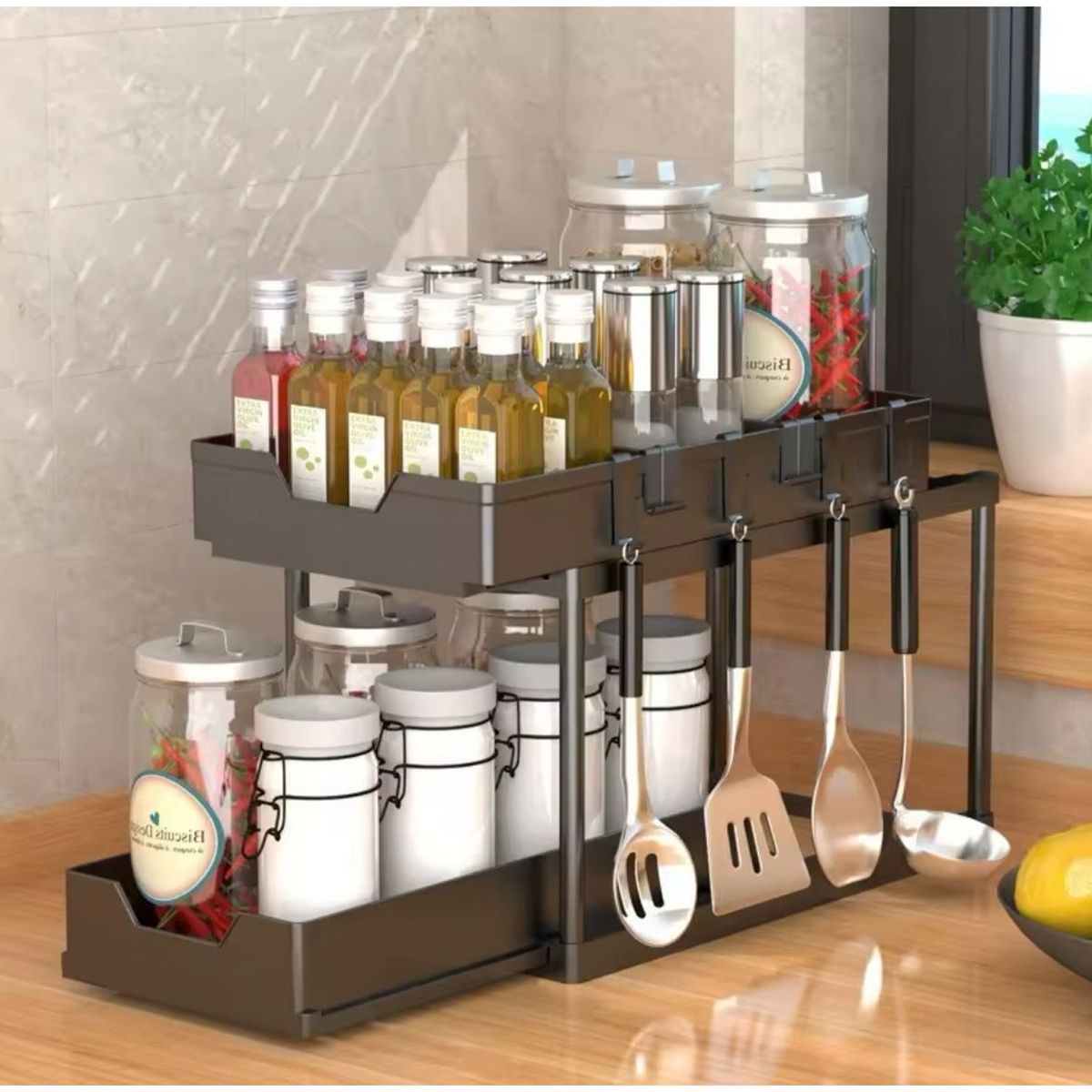 ONE PIXEL - Organizador Multiusos Para Cocina Para Gabiente De Baño Cocina