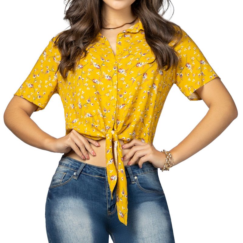 CROYDON - Blusa Aida Amarillo Croydon para Mujer