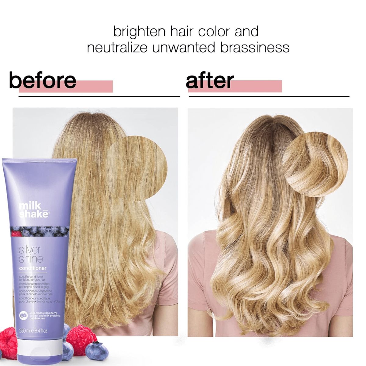 MILK SHAKE HAIR COLOMBIA - Acondicionador Milk Shake Silver Shine 1000mL