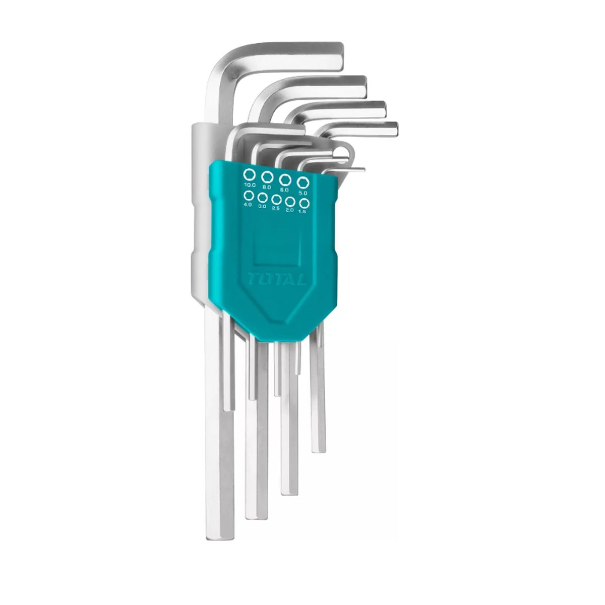 TOTAL TOOLS - Juego Llaves Hexagonales 15-10mm 9pz Total Tools Tht106191