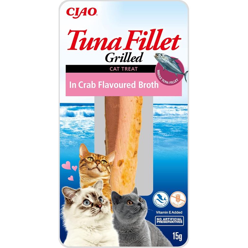 CATLIKE - Tuna Fillet Inaba Snack Para Gato Sabor Cangrejo