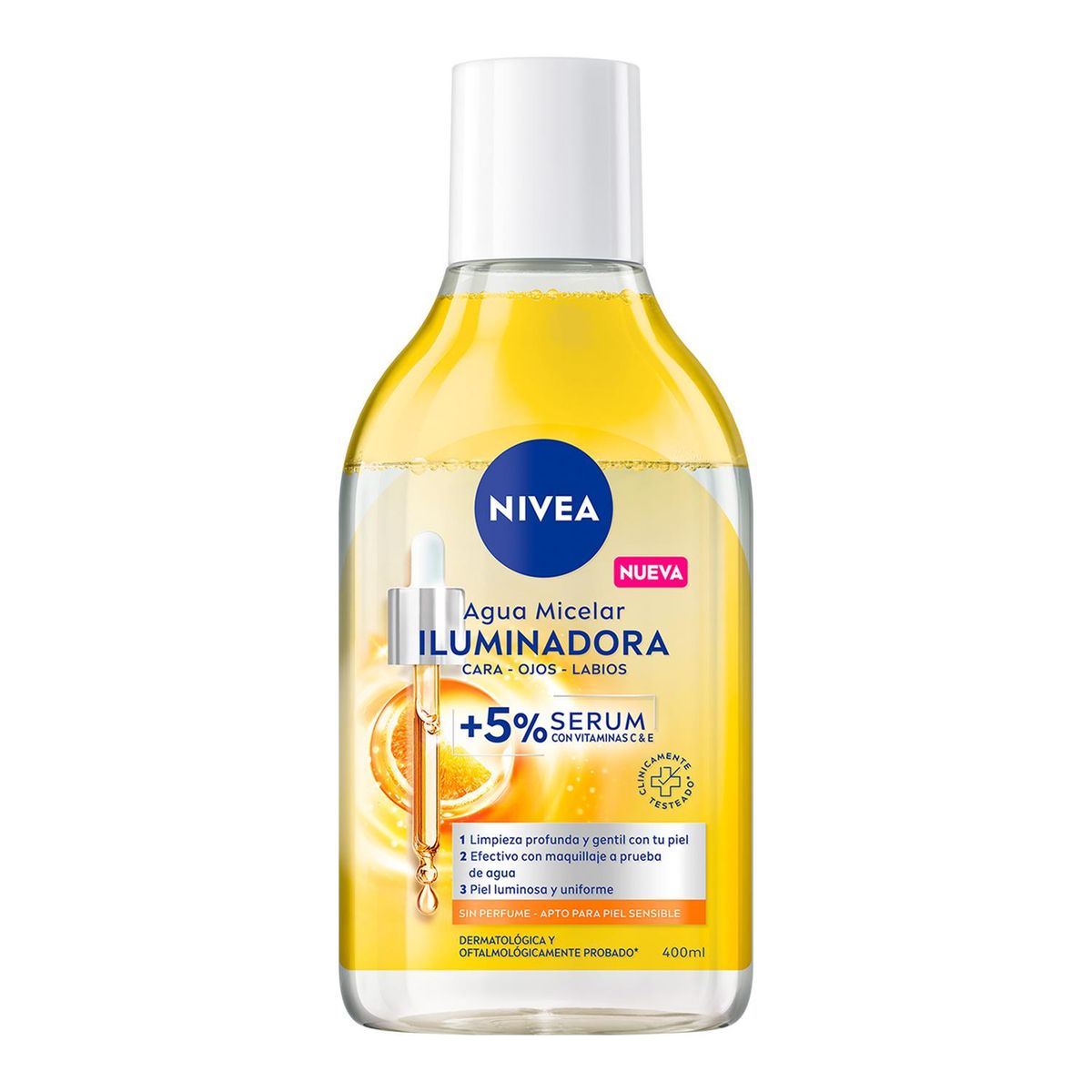 NIVEA - Agua Micelar Iluminadora NIVEA Brightening Micellar Water 400 ml