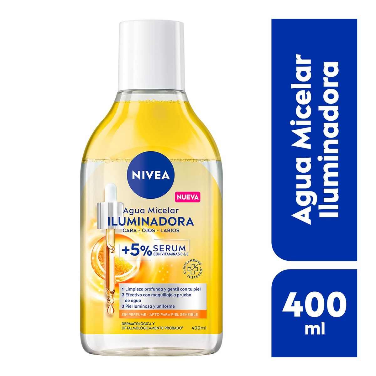 NIVEA - Agua Micelar Iluminadora NIVEA Brightening Micellar Water 400 ml