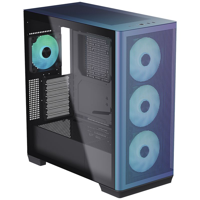 AMD - Chasis ATX APNX C1 ChromaFlair Edition ARGB