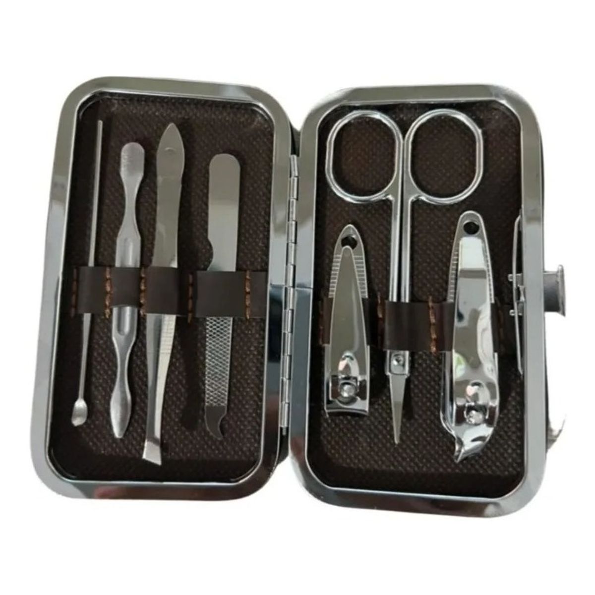 GENERICO - Set Manicure 7 Piezas Inoxidable Pedicure Kit Cortauñas