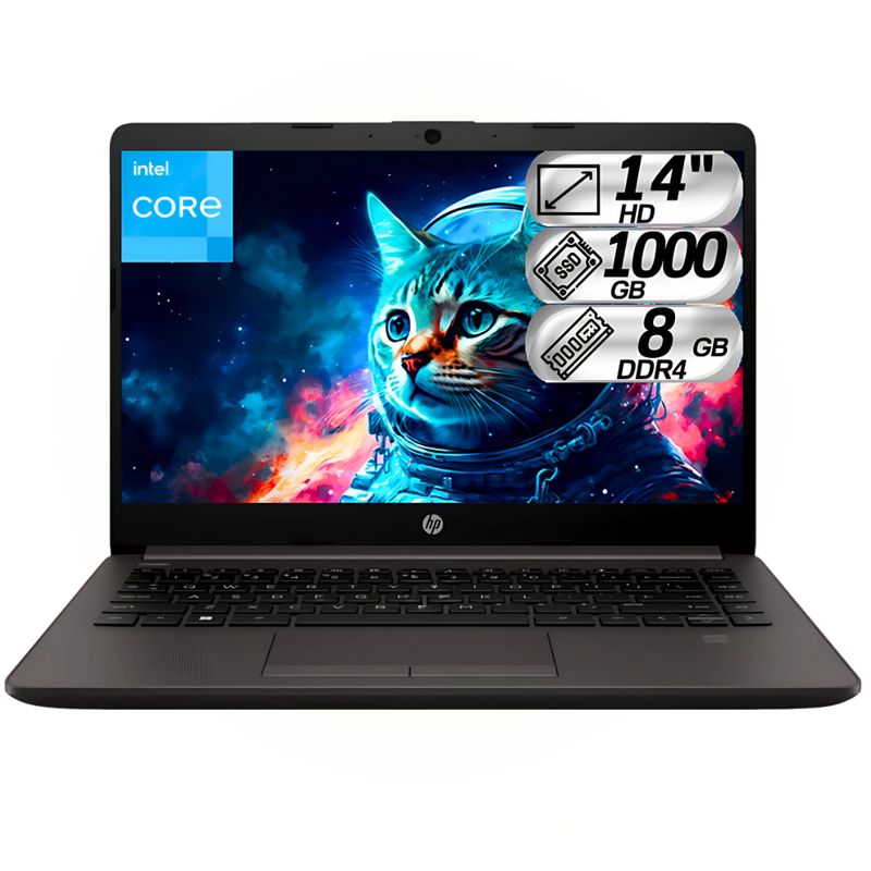 HP - Portátil Hp Intel Intel Dual Core N4120 Ram 8gb 1tb Ssd 14 SILVER
