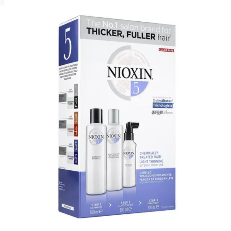 NIOXIN - Kit Nioxin 5 Sistema Anticaída 300ml
