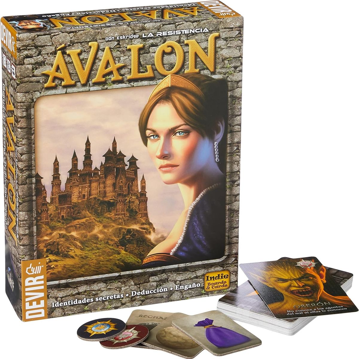 DEVIR - Juego De Mesa De Estrategia La Resistencia Avalon Adultos