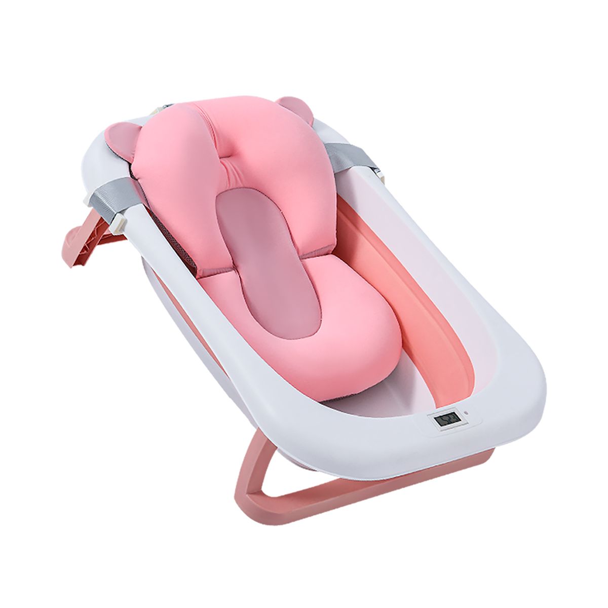 STAY ELIT - TINA BAÑERA PLEGABLE PARA BEBÉ COLOR ROSA-