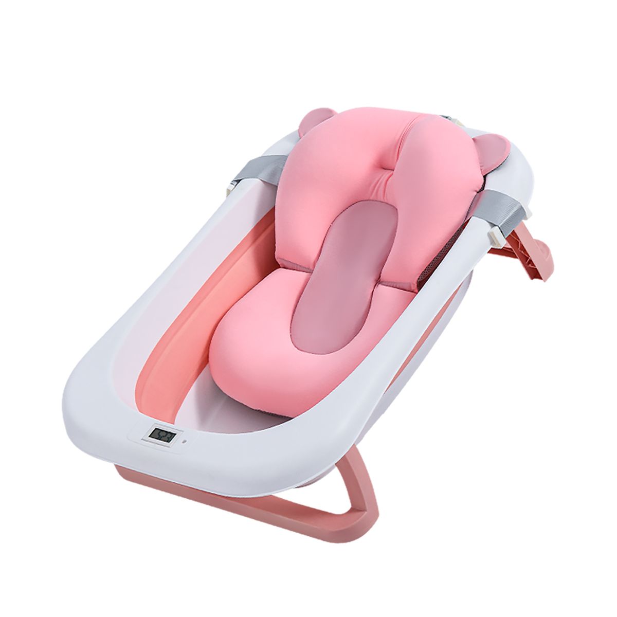 STAY ELIT - TINA BAÑERA PLEGABLE PARA BEBÉ COLOR ROSA-