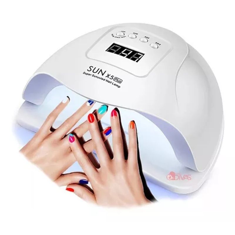 SUN - Lampara Uñas Sun X5 Plus Secado Rapido 80W Temporizador Uv