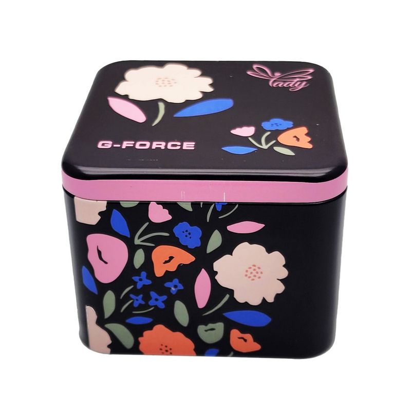 GFORCE - Reloj G-force Original L-620 Flores Dama Acero + Estuche_.