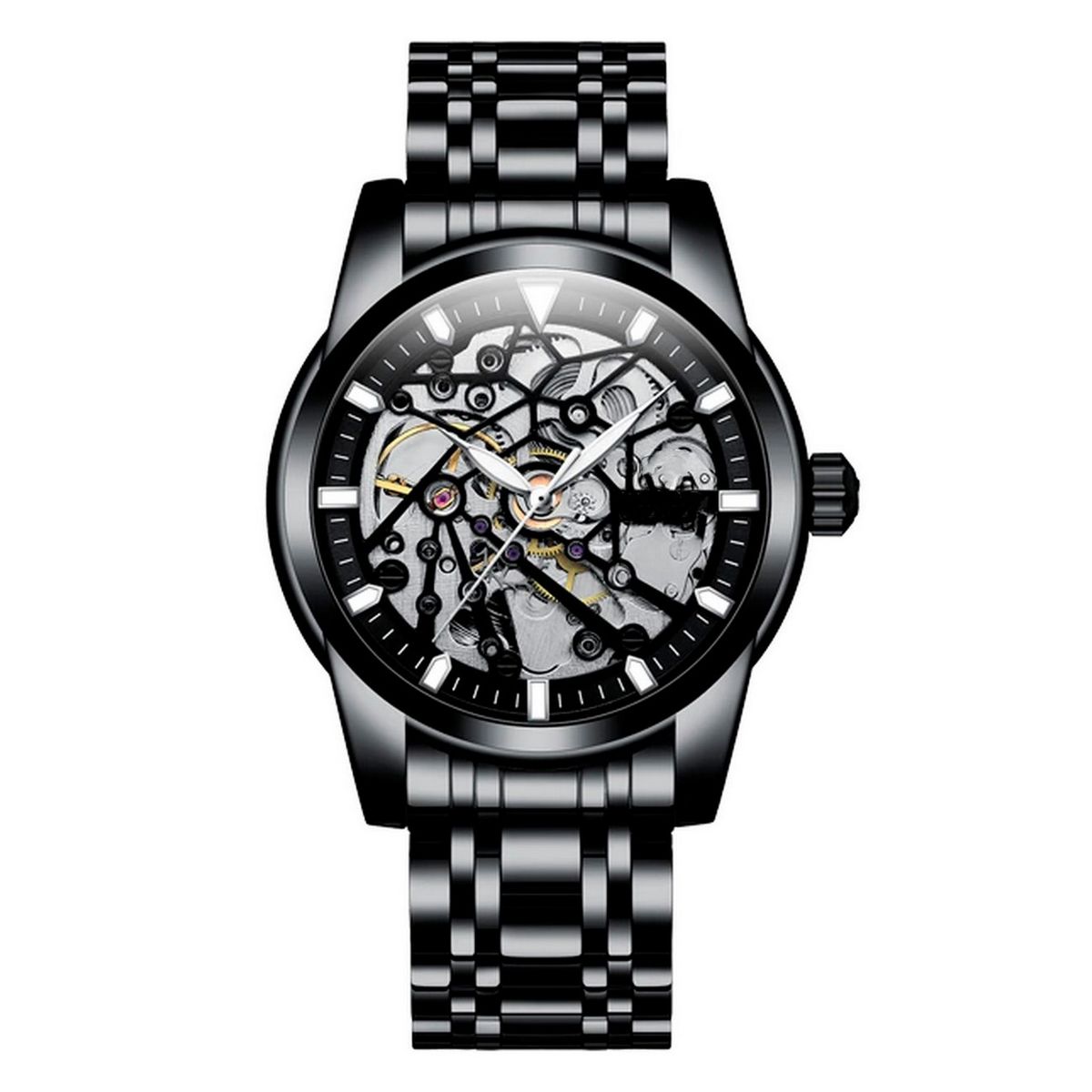 GFORCE - Reloj G-force Original At9005e Automatico Negro + Estuche_.