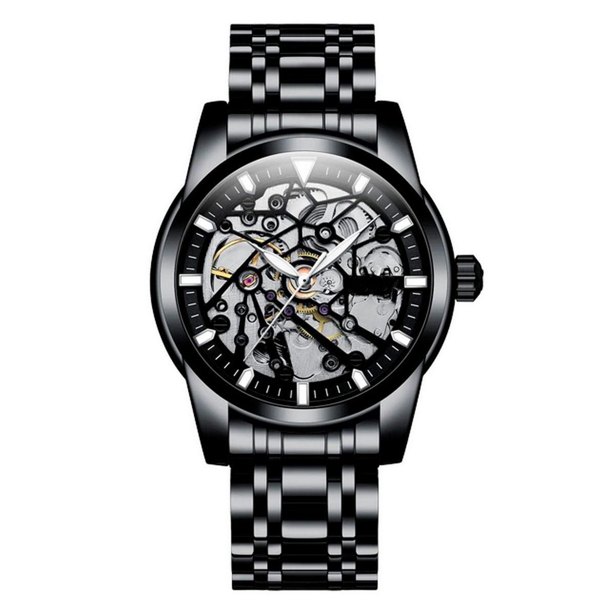 GFORCE - Reloj G-force Original At9005e Automatico Negro + Estuche_.