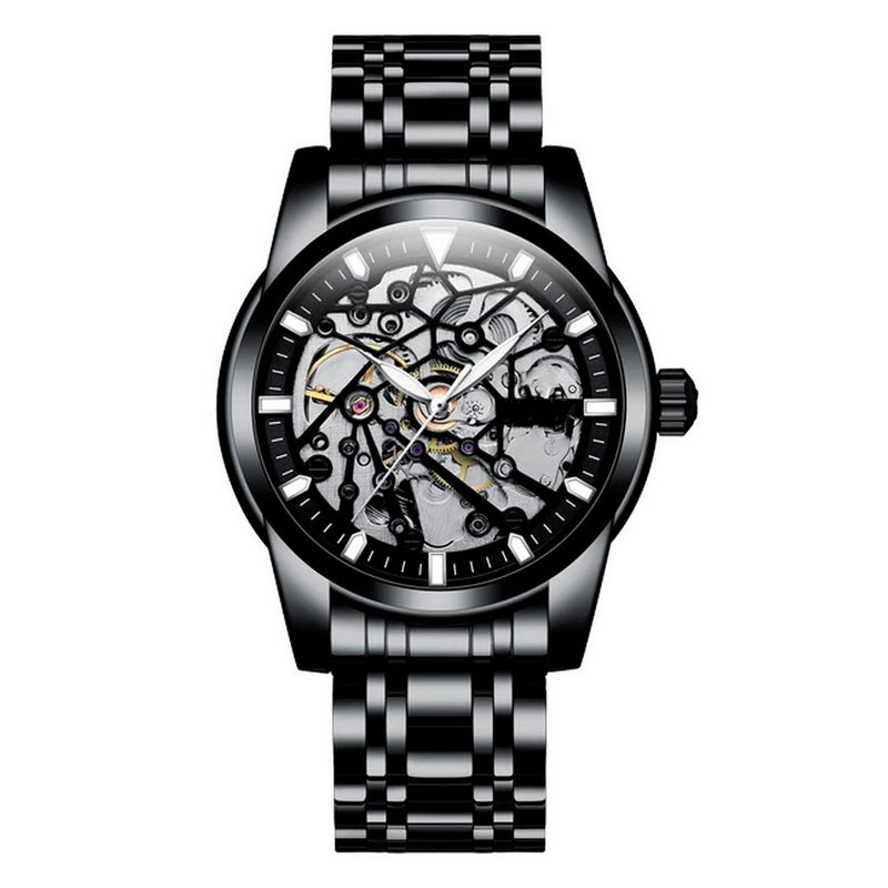 GFORCE - Reloj G-force Original At9005e Automatico Negro + Estuche_.