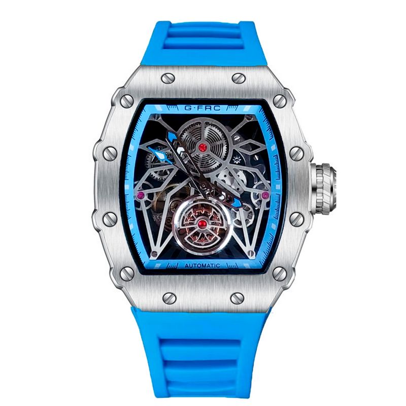 GFORCE - Reloj G-force At895 Automatico Abierto Goma Sport + Estuche