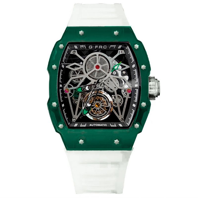 GFORCE - Reloj G-force At895 Automatico Abierto Goma Sport + Estuche_.