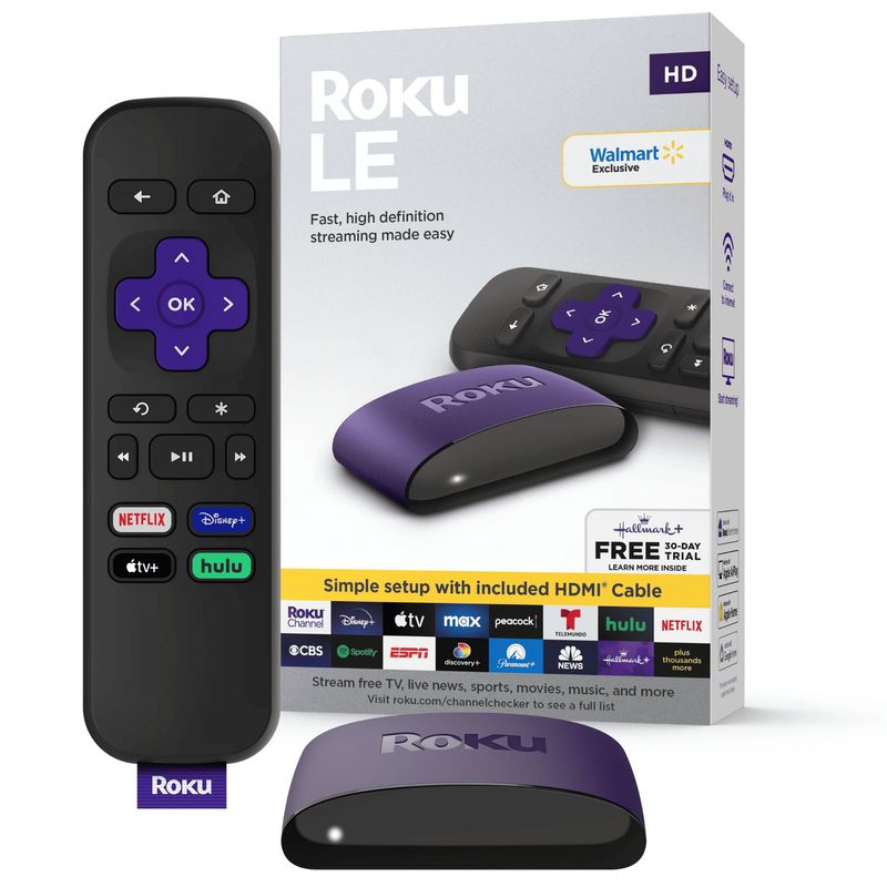 ROKU - Roku LE Full HD Wi-fi Reproductor Streaming Standard Negro