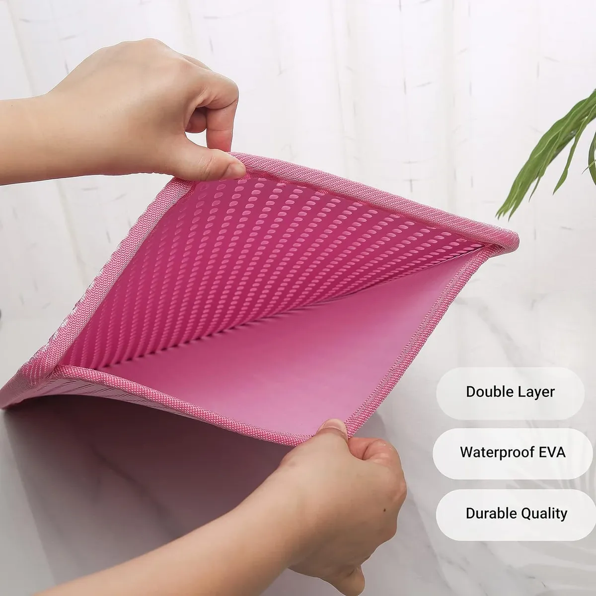 CATLIKE - Tapete Doble Capa Talla M Rosa