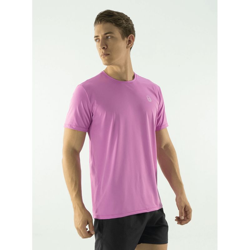 NO RULES - CAMISETA DEPORTIVA TELA FRIA MORADO.