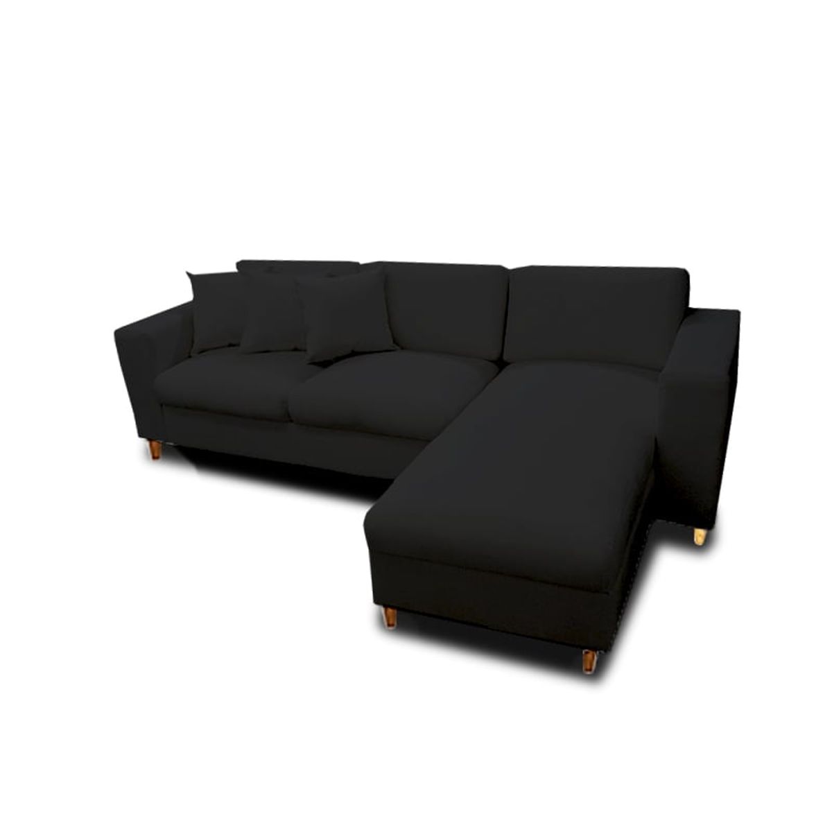 MAGIC CLASS - SALA MODERNA PALMER MICROFIBRA NEGRO