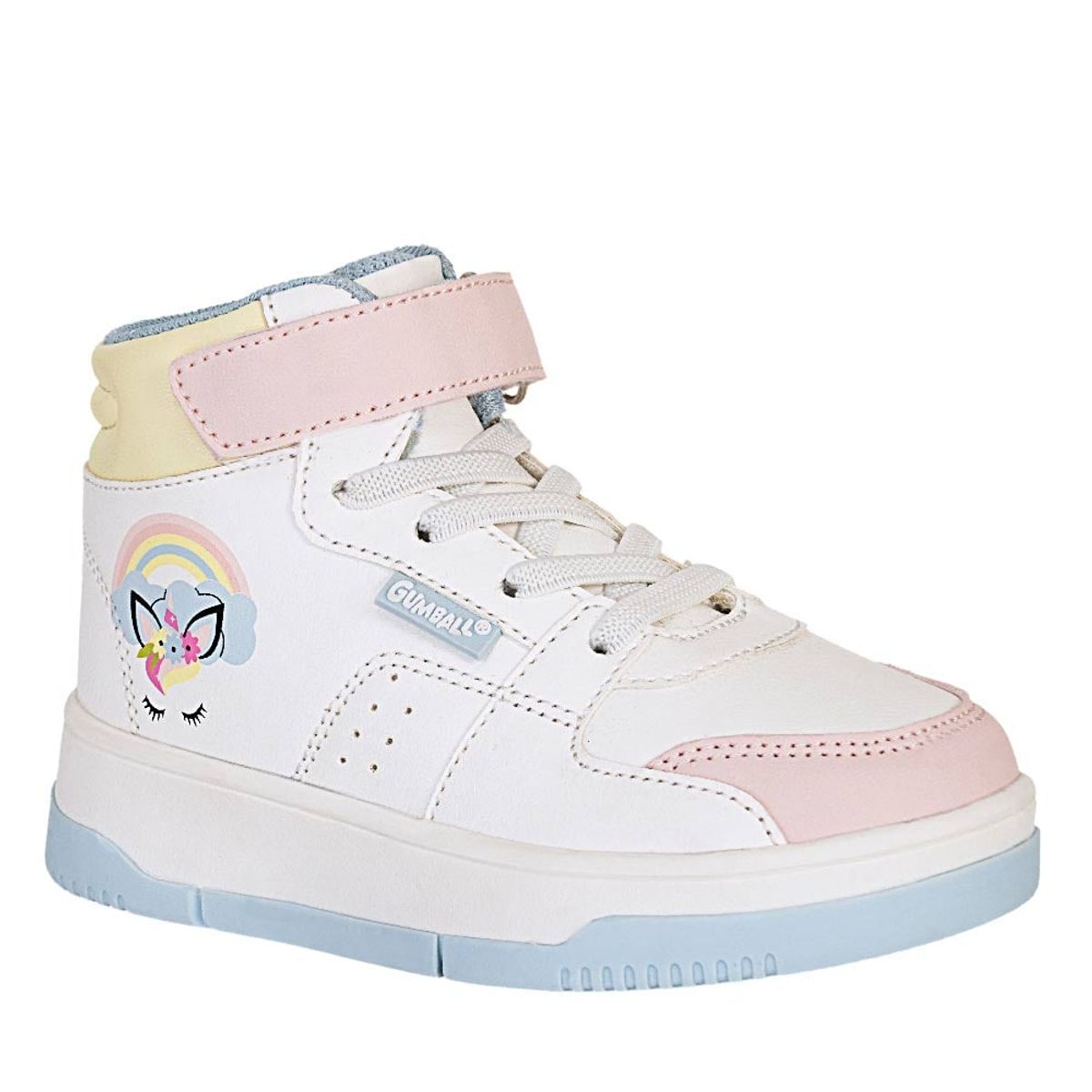 GUMBALL - Bota/botin de Niña marca GUMBALL en Color BLANCO AZUL  / BOTA FUZ BOT