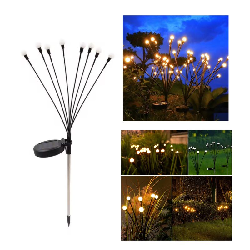 GENERICO - Luces Led Solares Iluminación Decorativa Efecto Luciérnaga