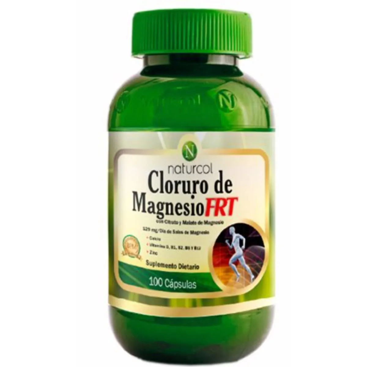 NATURCOL - Cloruro de Magnesio Forte Citrato y Malato 100 cáps - Naturcol