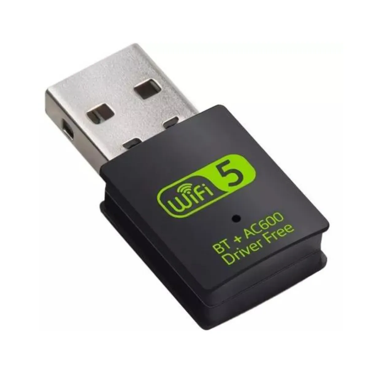 GENERICO - Adaptador Usb Bluetooth 4.2 + Wifi 600mbps Dual 2.4 Y 5ghz