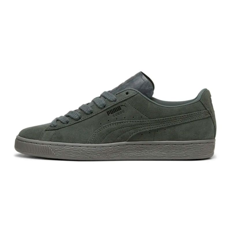 PUMA - Tenis Puma Gris para Hombre PM Suede Lux Gray 395736-03
