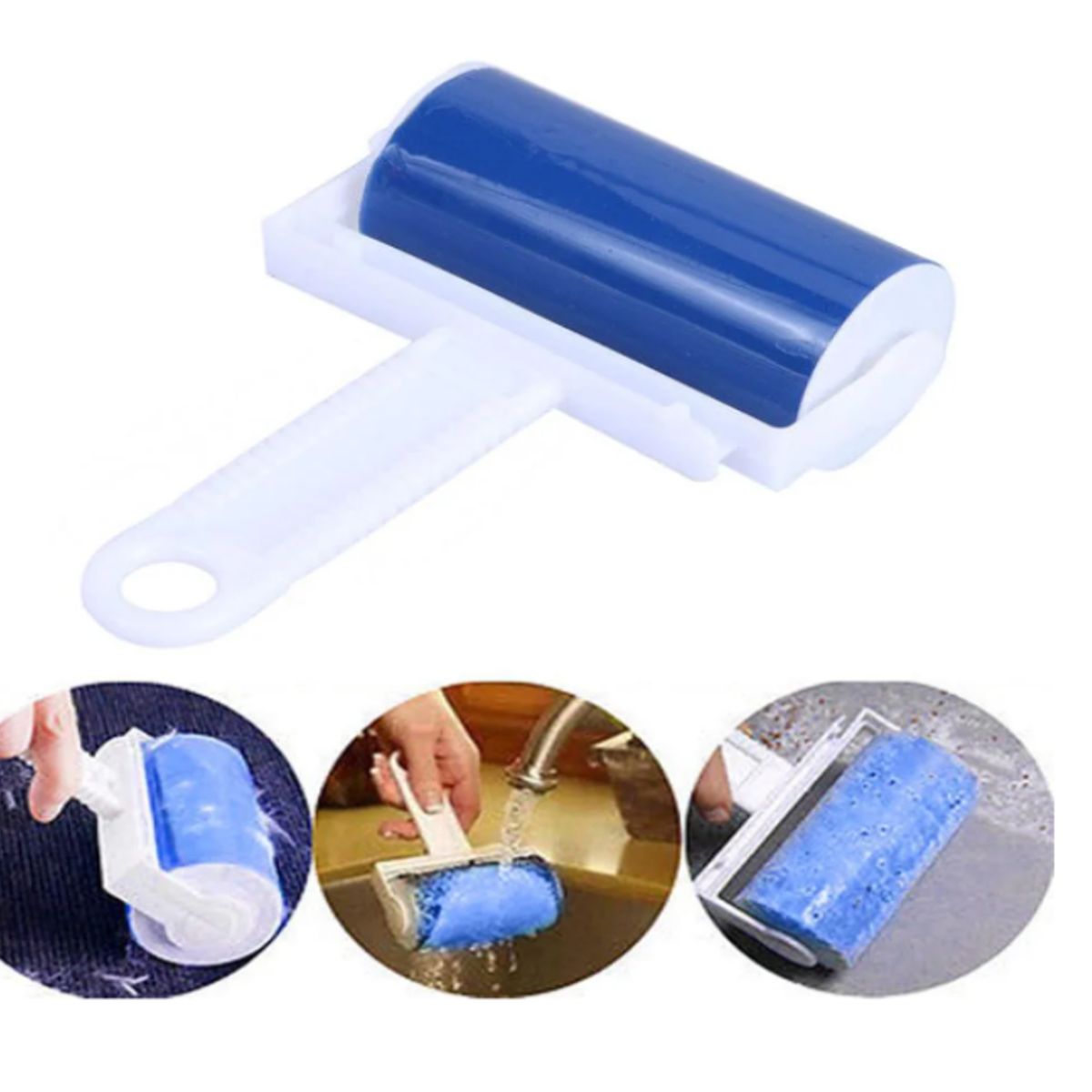 GENERICO - Cepillo Adhesivo Forma Rodillo Para Limpiar Pelo De Mascota