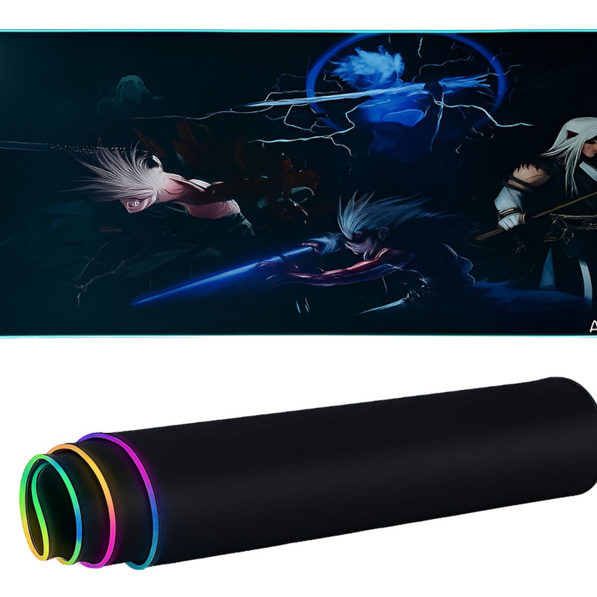 GENERICO - Pad Mouse Gamer Rgb Alfombra Rgb 80cm X 30cm 10 Colores Luz - G05