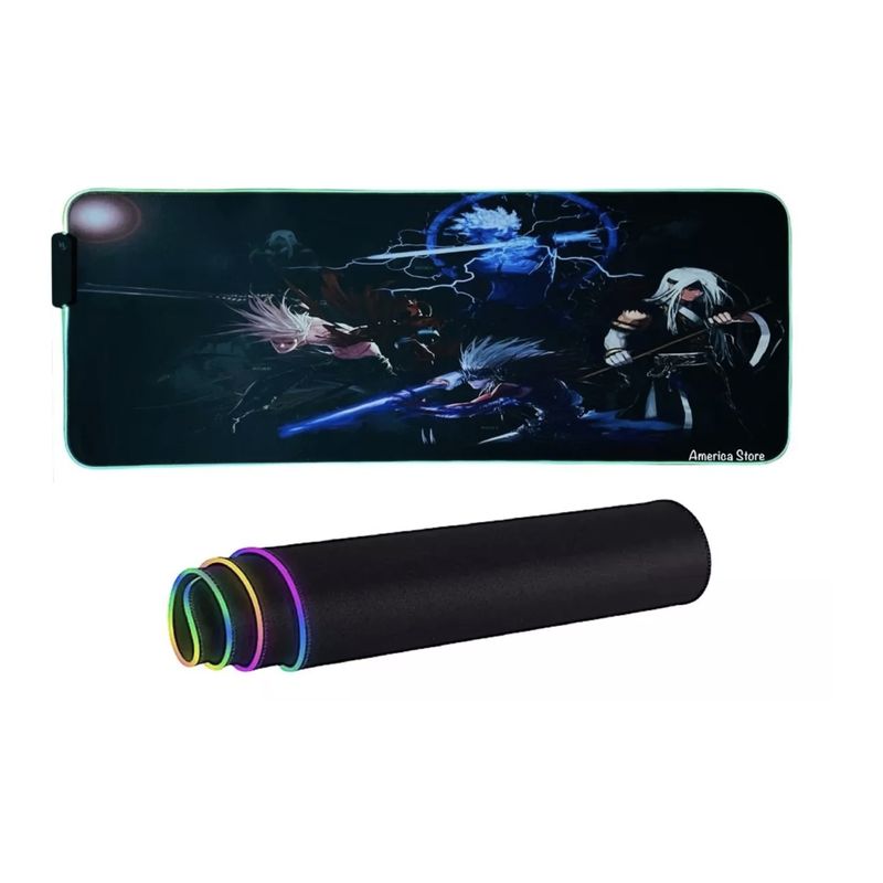 GENERICO - Pad Mouse Gamer Rgb Alfombra Rgb 80cm X 30cm 10 Colores Luz - G05