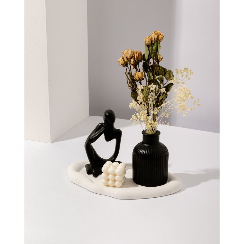DECORACIONES ALE Y GABI - Centro De Mesa Decorativo Kalio  Negro