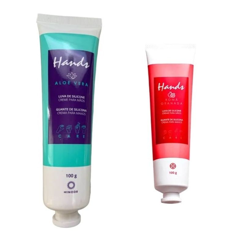 GENERICO - Crema Manos Aloe Vera Guante Silicona Ultra Hidratación- Granada 100 G