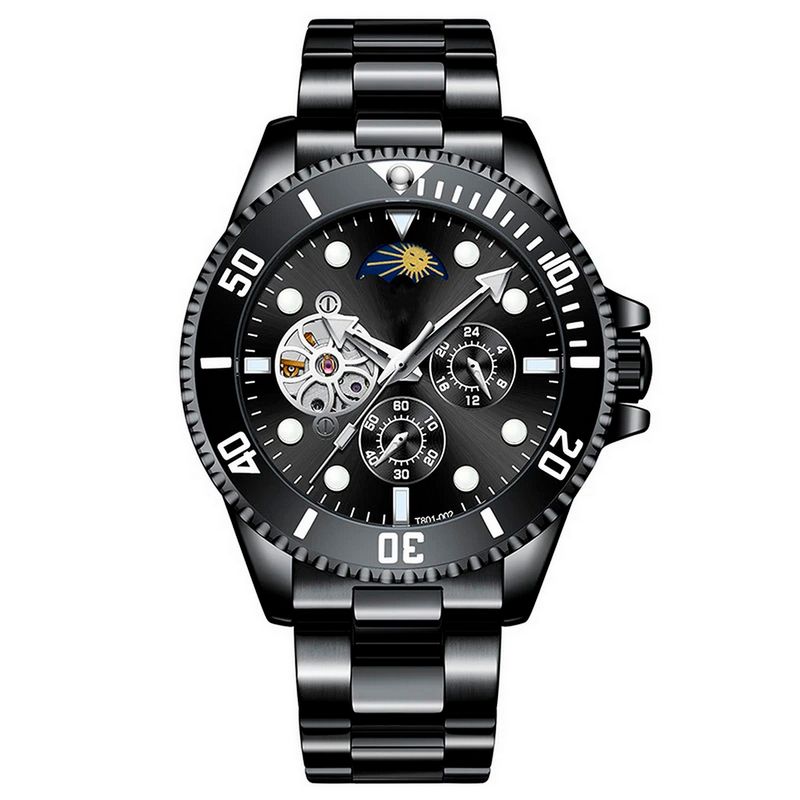 GFORCE - Reloj G-force At801 Automatico Tipo Rolx Acero + Estuche_.