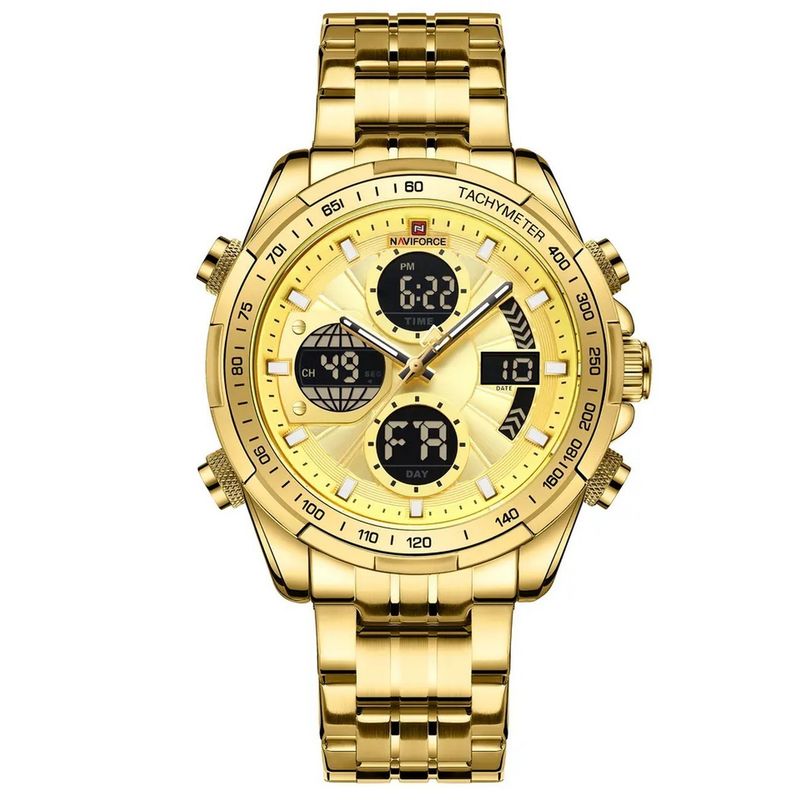 NAVIFORCE - Reloj Naviforce Original Nf 9197 Acero Inoxidable + Estuche