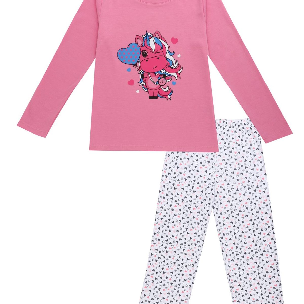 SANTANA - Pijama Niña Anita Negro