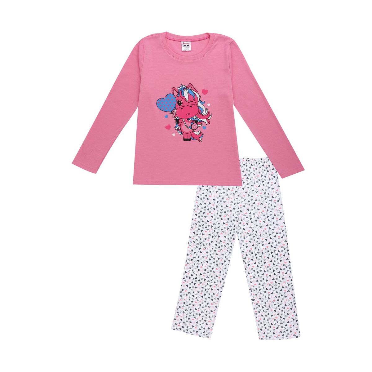 SANTANA - Pijama Niña Anita Negro