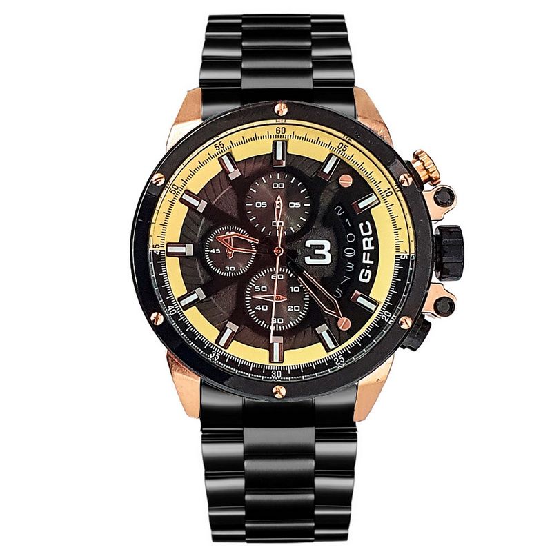GFORCE - Reloj G-force Original H3834g Cronografo Acero + Estuche