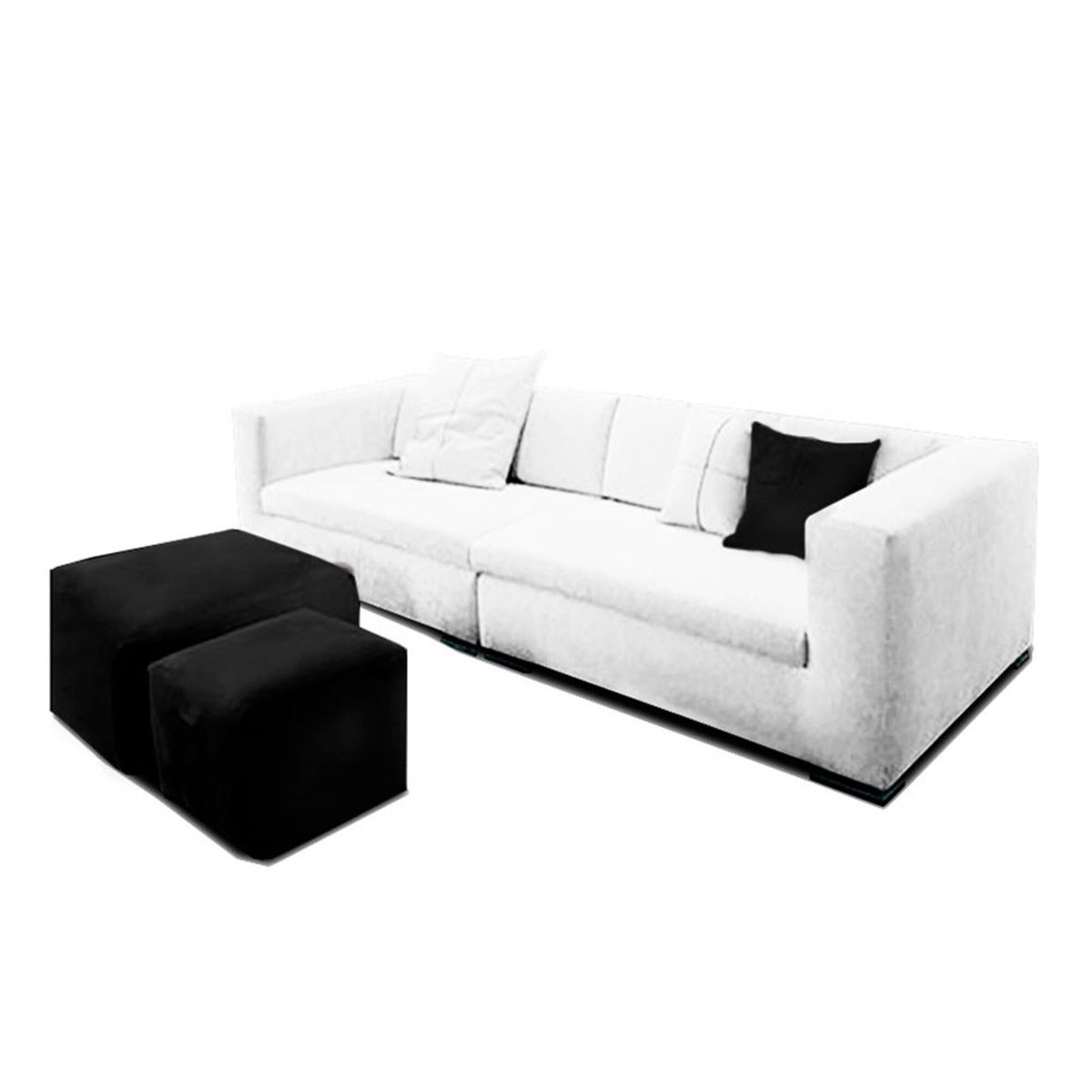 MAGIC CLASS - SALA MODERNA NORWICH ECOCUERO BLANCO