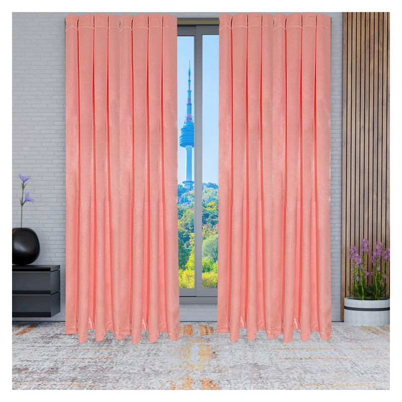 HOMETEX - CORTINA IBIZA ROSADA