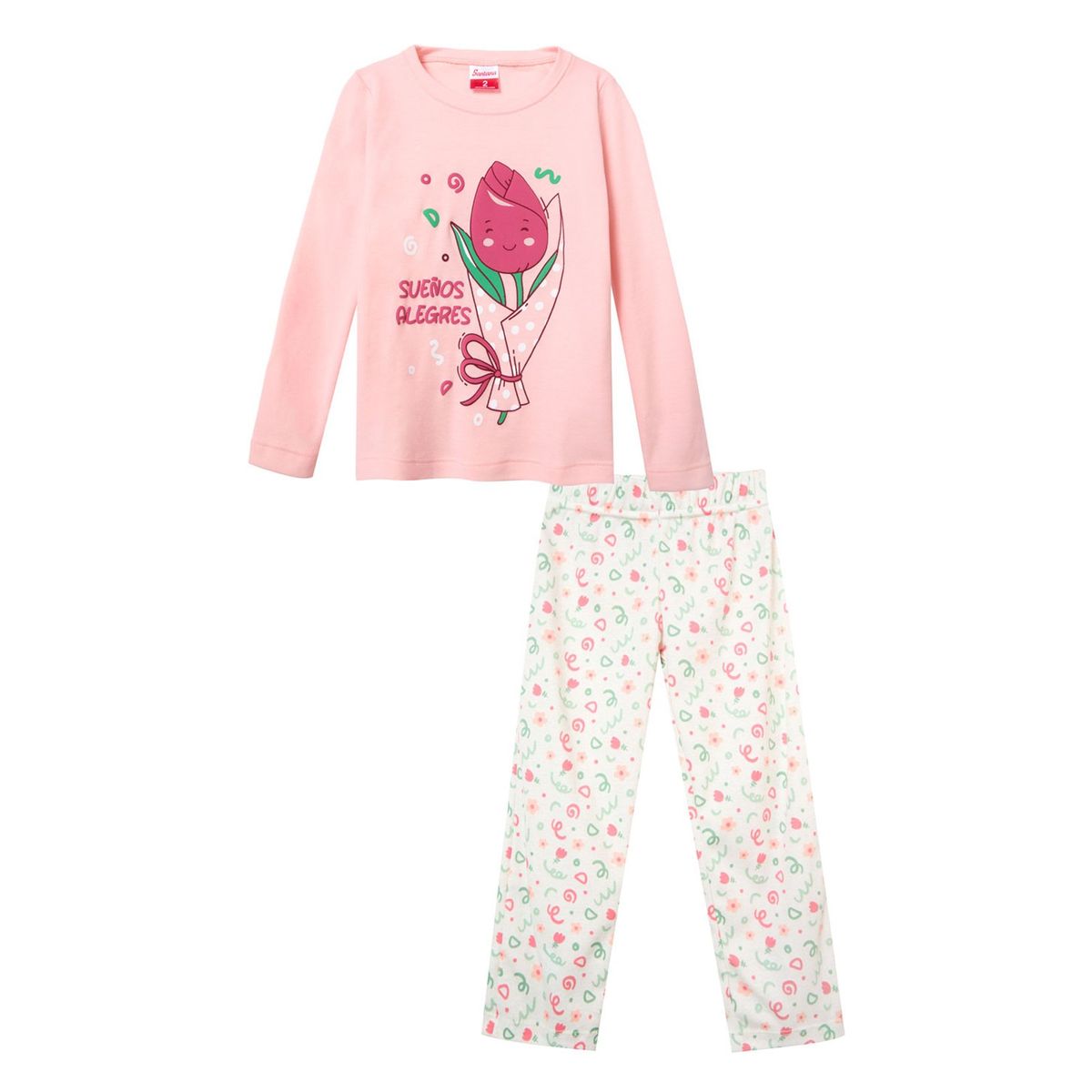 SANTANA - Pijama Niña Anita Rosa Frances