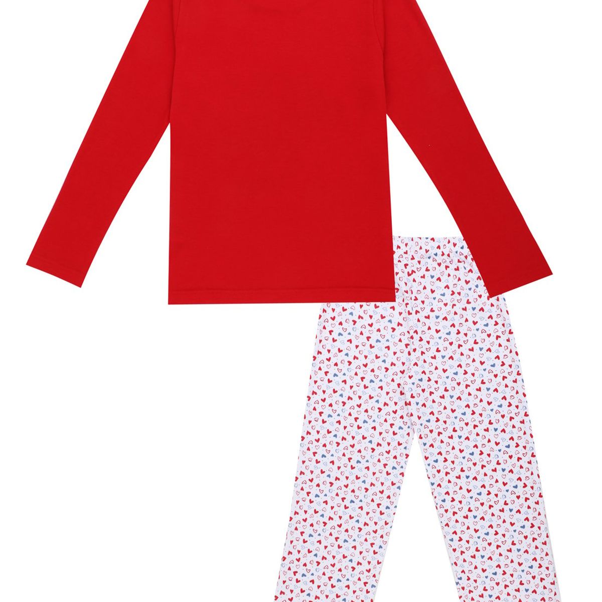 SANTANA - Pijama Niña Anita Rojo Medio