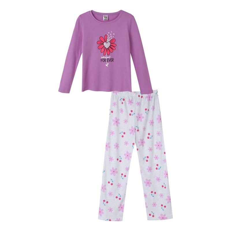 SANTANA - Pijama Niña Anita Lavanda