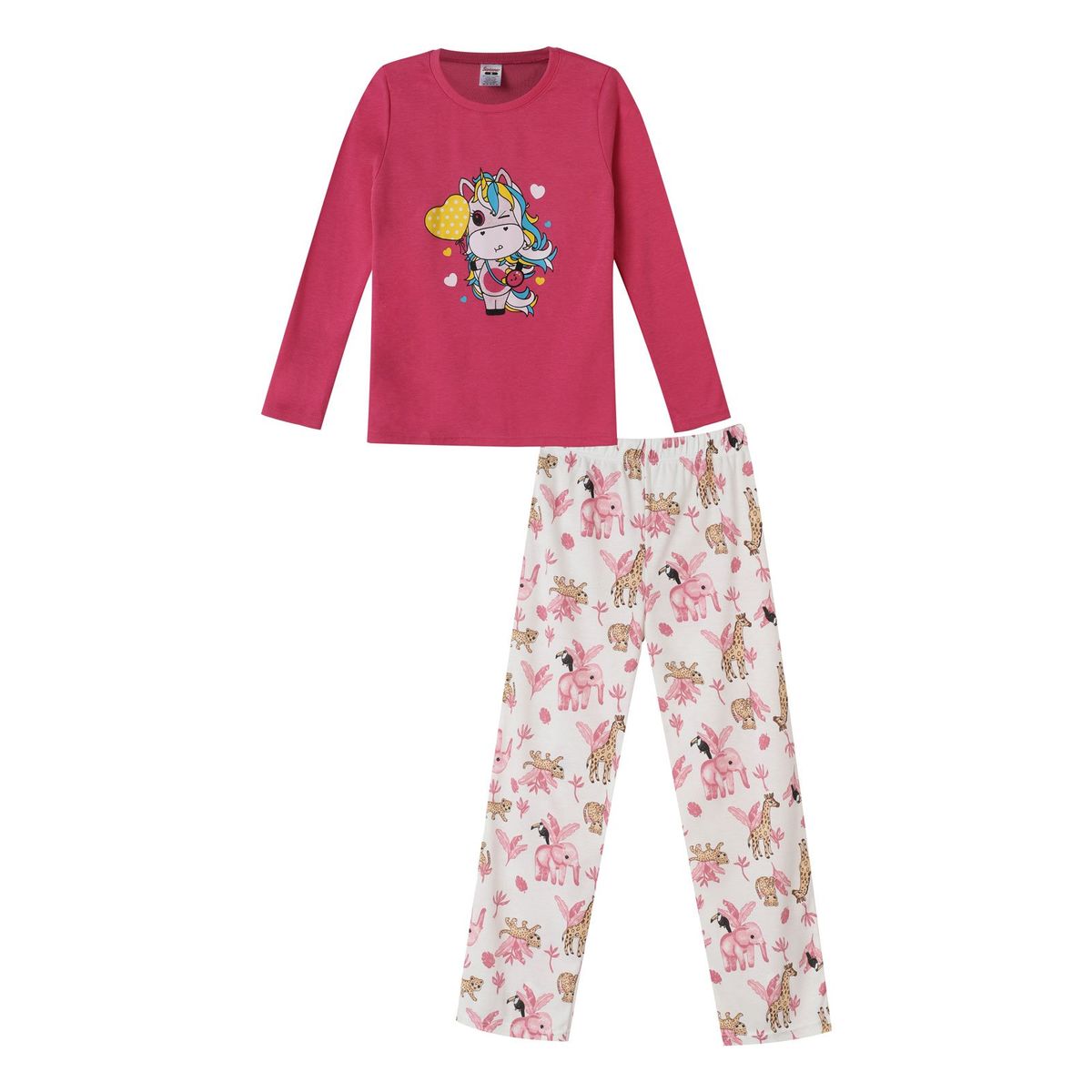 SANTANA - Pijama Niña Anita Ocre Claro