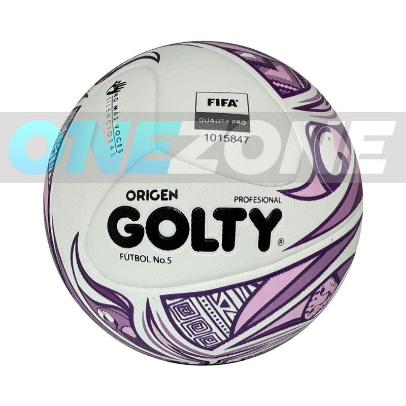 GOLTY - Balón De Fútbol Profesional Golty Origen 5 Morado