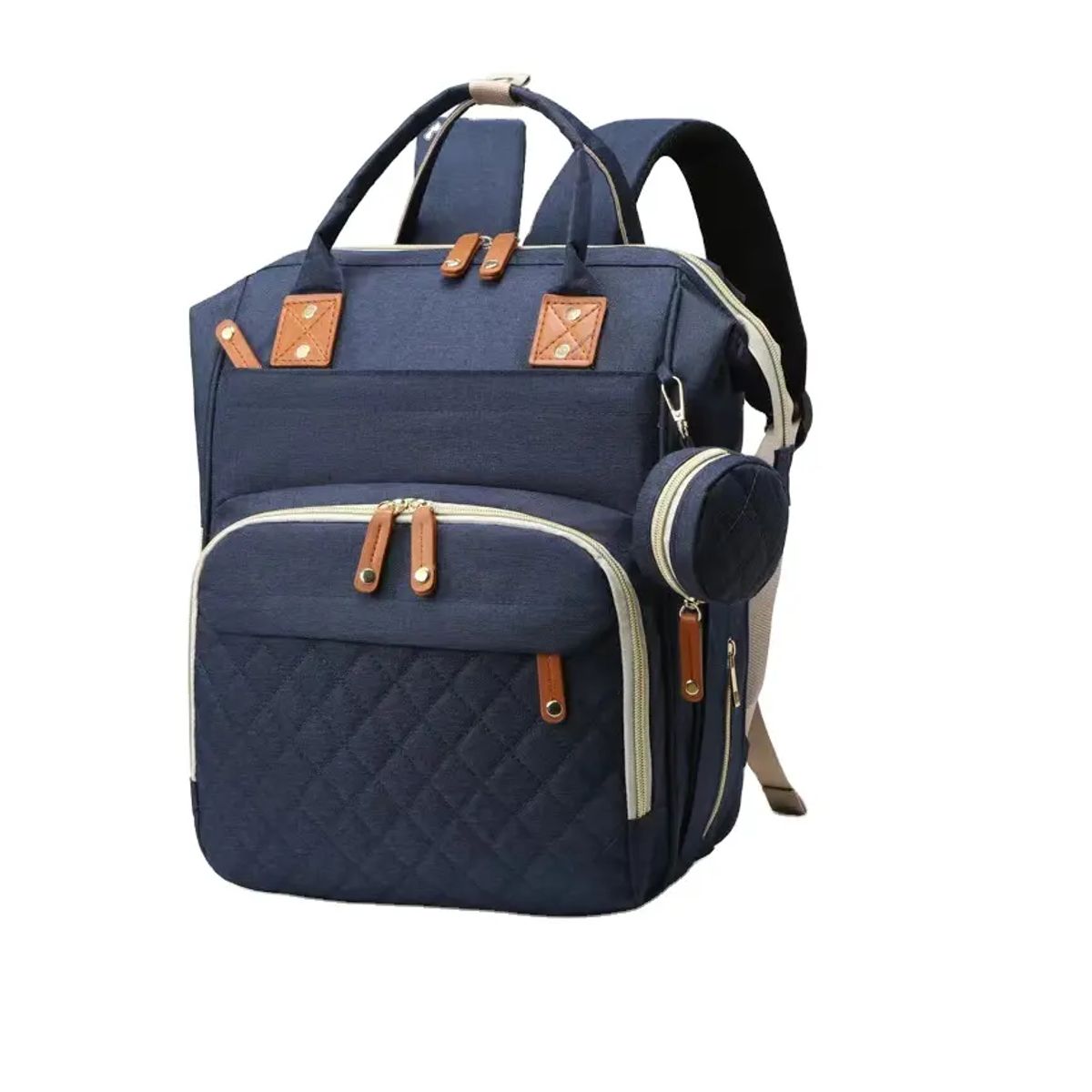 KIDSHOP - Pañalera Tipo Morral Con Bolsillos Sin Cambiador 9010-AZ