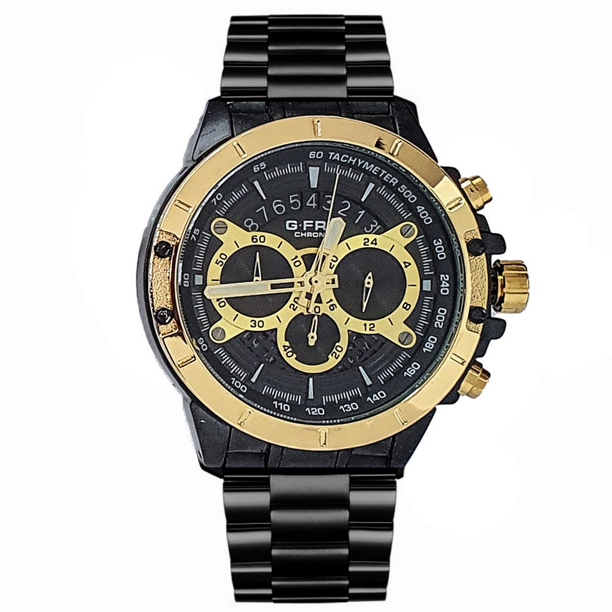 GFORCE - Reloj G-force Original H3839g Cronografo Acero + Estuche