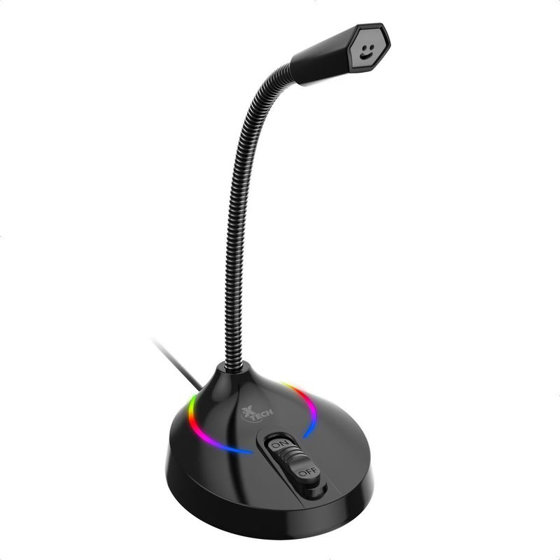 XTECH - Micrófono Gamer Xtech Glisser XTS-680 Omnidireccional  USB